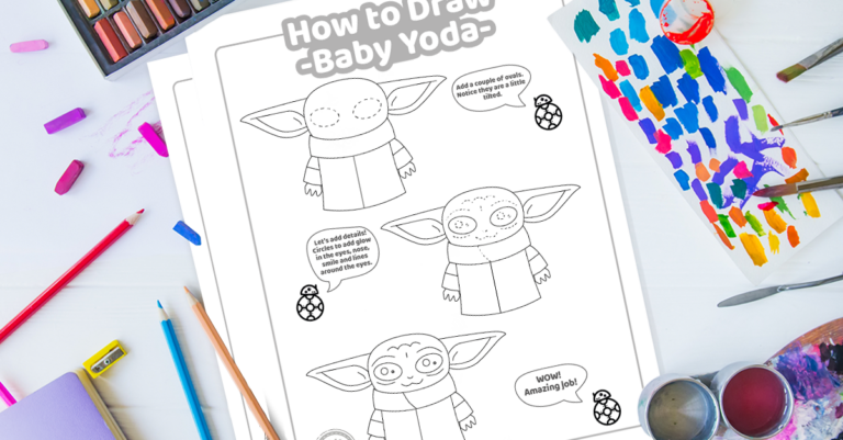 How to Draw Baby Yoda Facebook