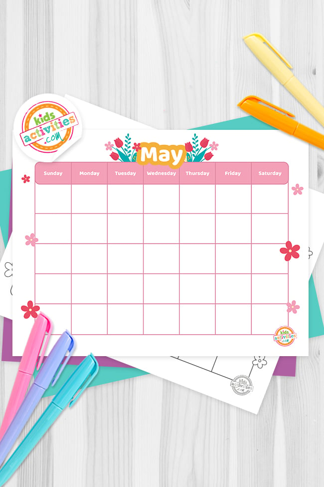 May Calendar Printable Feature Image