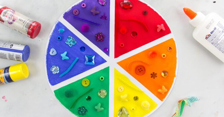 color wheel pie for kids facebook