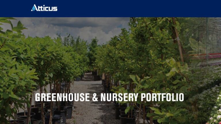 Atticus EcoCore and Greenhouse Portfolio header