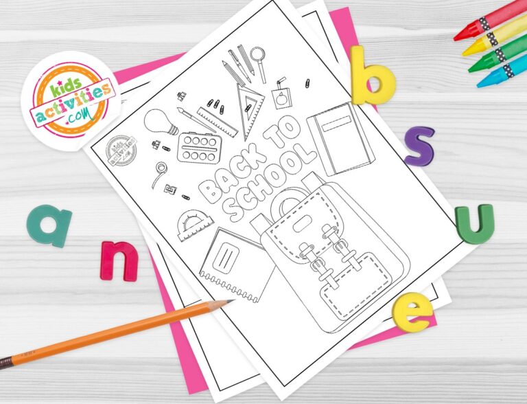 Back to school coloring pages for preschool Facebook