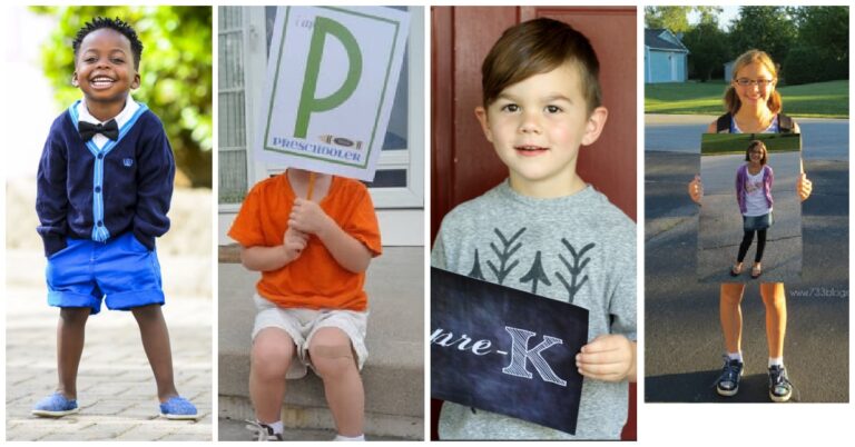 First Day of School Picture Ideas for Back to School Kids Activities Blog fb