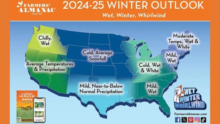 2024 2025 Farmers Almanac Winter Outlook