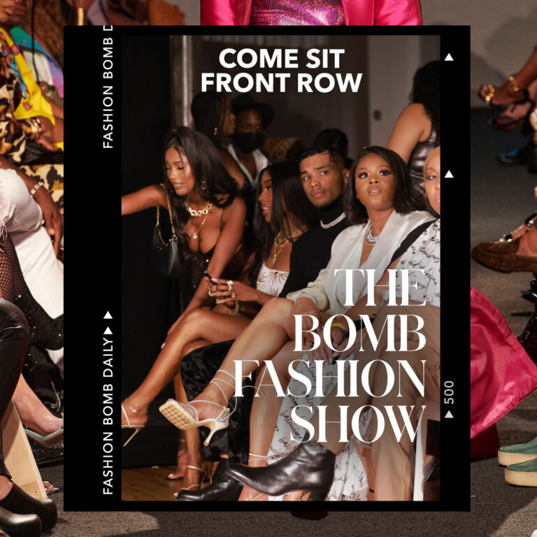 ravp to the bomb fashion show front row