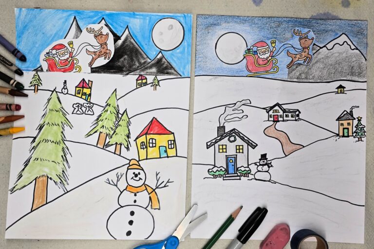 winter drawing complete horiz kids activities blog