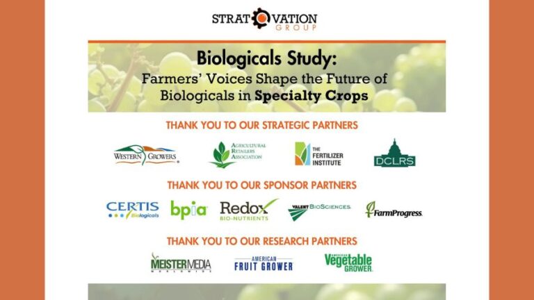 Stratovation Group Biologicals Study and partners