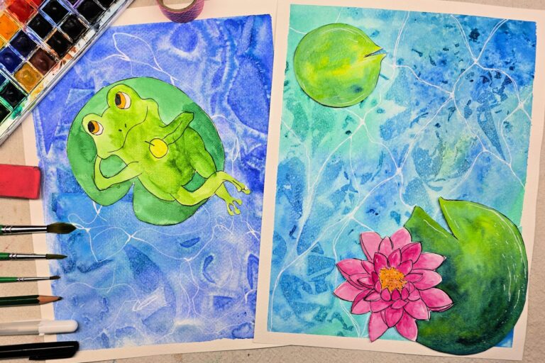 watercolor lily pad complete horiz kids activities blog